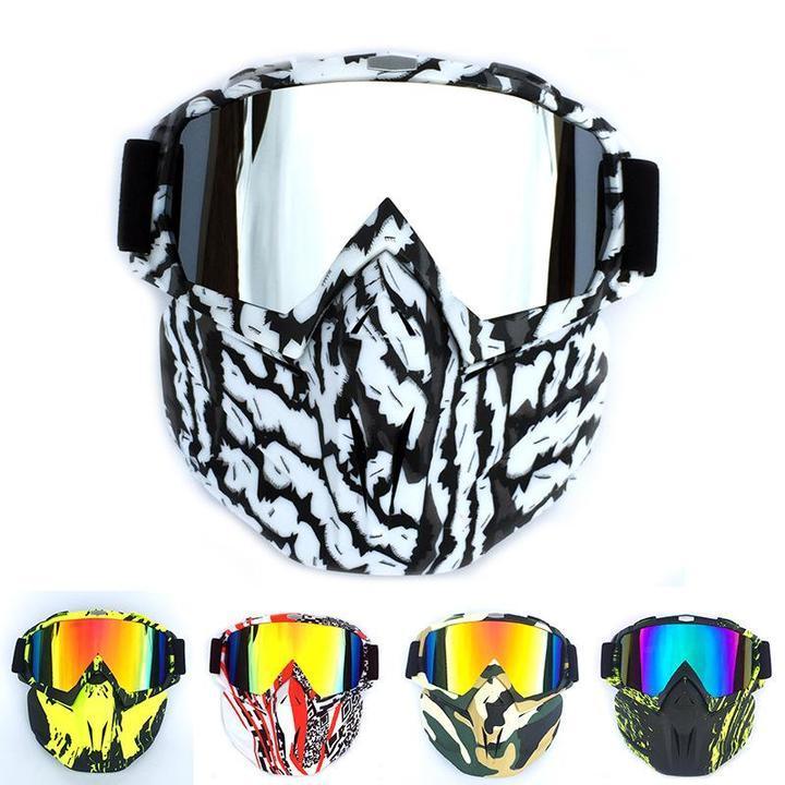 Premium Windproof Anti-Fog Motorcycling And Skiing Sport Mask Goggles With Box