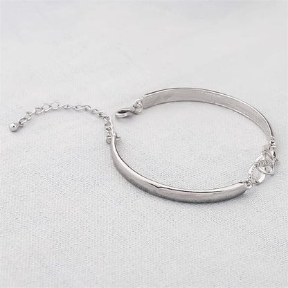 \Always Remember I Love You Mom Forever\" Love Heart Bracelet"