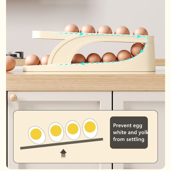 🔥New Automatic Roll-Down Double-layer Egg Dispenser🔥