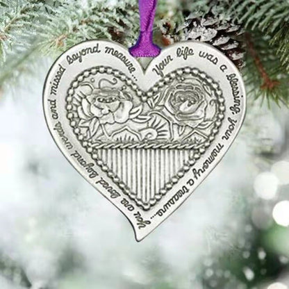 Solid Pewter Christmas Tree Ornament