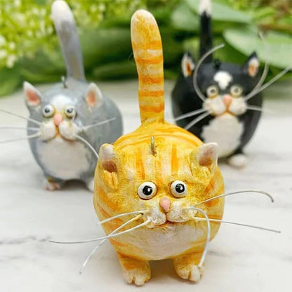 Kitty Miniature Sculpture | Cute Cat Figurine Home Decor 2025