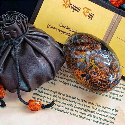 🐉Resin Transparent Lava Dragon Egg Souvenir Gift