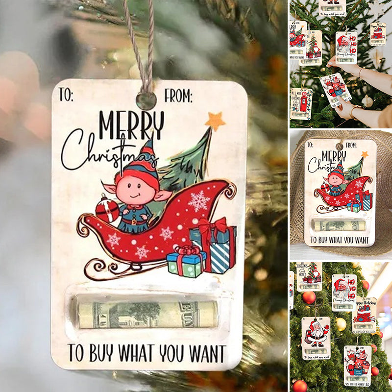 2024 Christmas Gift--Santa Christmas Money Holders Gift