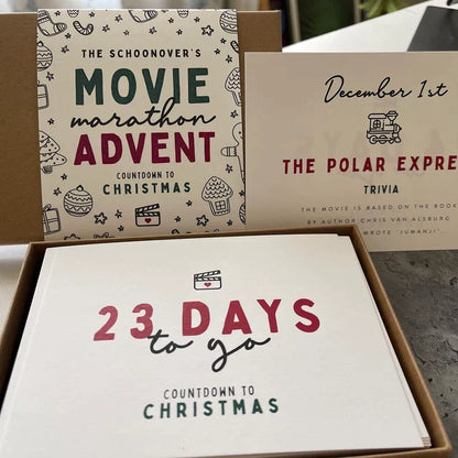 Christmas Advent Calendar-Twenty-Four Days Of Christmas Card Set