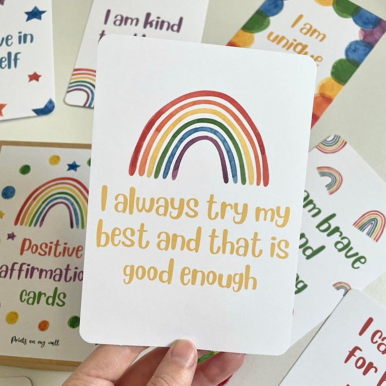 Children's Positive Affirmation Cards