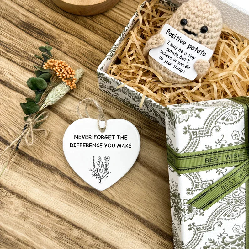 Funny Gift Knitted Positive Potato Gift Box