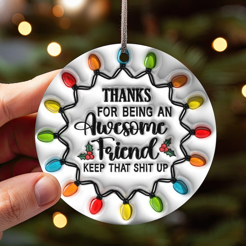 Friendship Ornament-🎁Awesome Friend