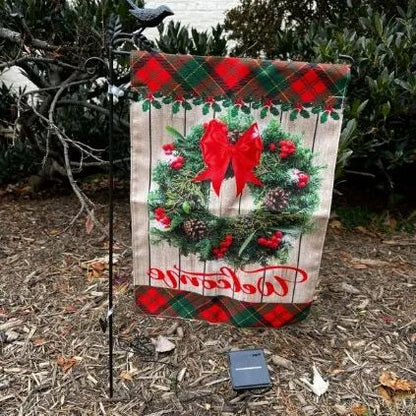 Christmas LED Garden Flag