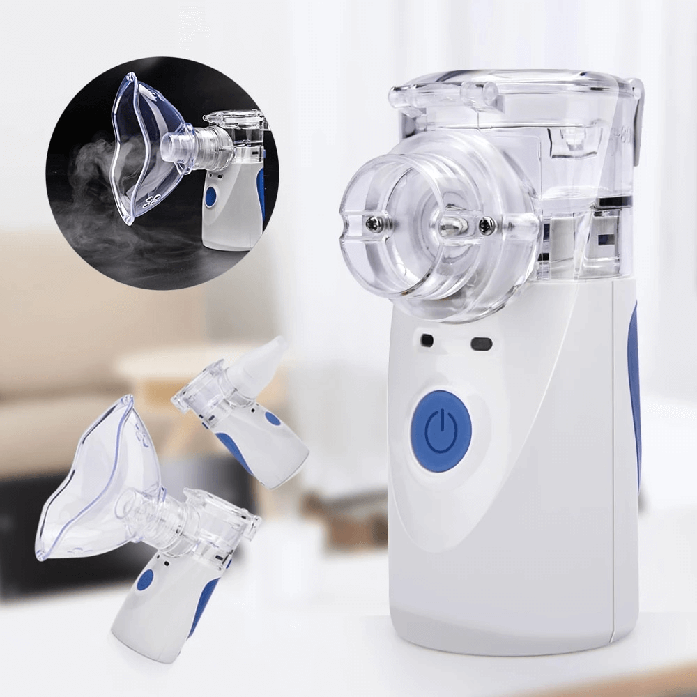 Portable Ultrasonic Mini Nebulizer Inhaler Children Adult Rechargeable Handhel