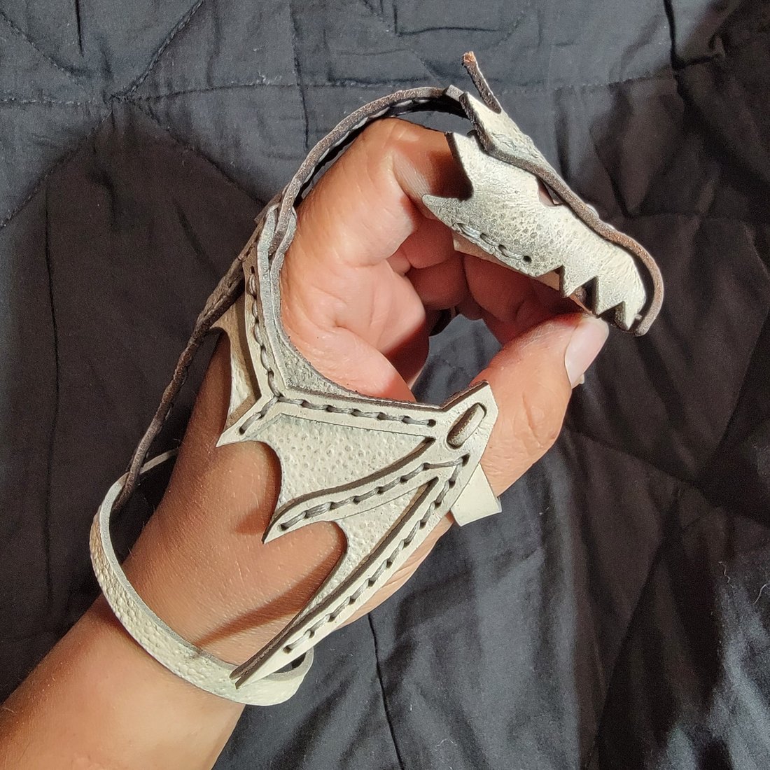 Leather Hand Dragon Bracelet