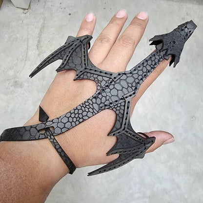 Leather Hand Dragon Bracelet