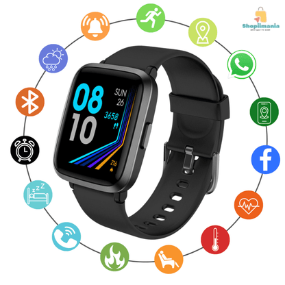 Modern Blood Pressure Health Monitor Smart Fitness Watch