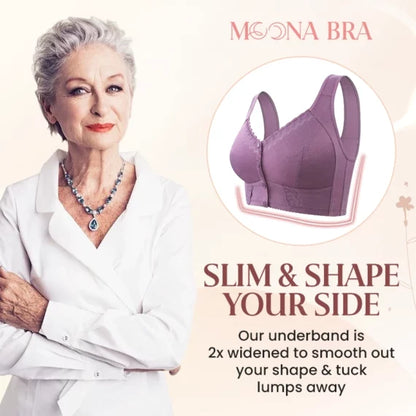 Moona Bra - Front Closure Breathable Bras For Seniors