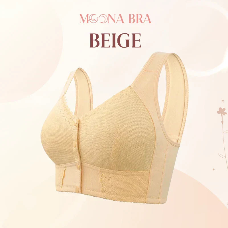 Moona Bra Front Closure Breathable And Posture Corrector Bras For Seniors