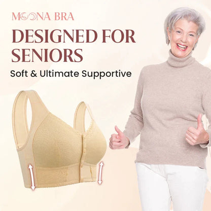 Moona Bra - Front Closure Breathable Bras For Seniors