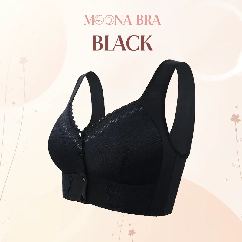 Moona Bra Front Closure Breathable And Posture Corrector Bras For Seniors