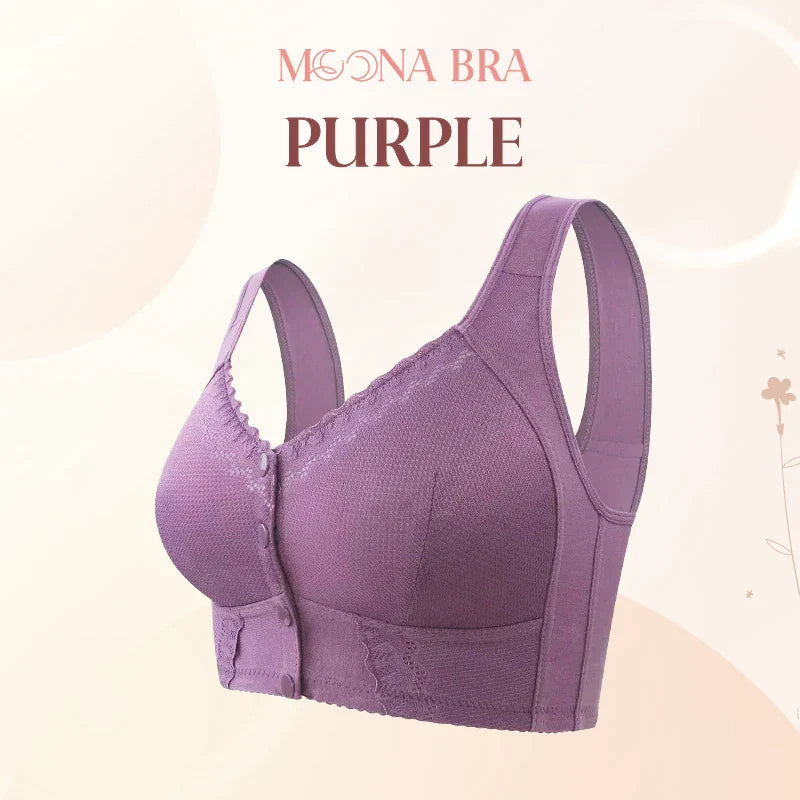 Moona Bra - Front Closure Breathable Bras For Seniors