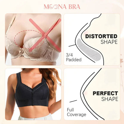 Moona Bra - Front Closure Breathable Bras For Seniors