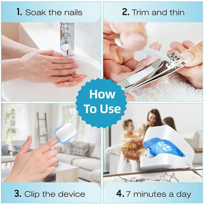 Nail Fungus Cleaning Laser Device - Expert Revolutionary High-Efficiency Light Therapy Device For Toenail Diseases