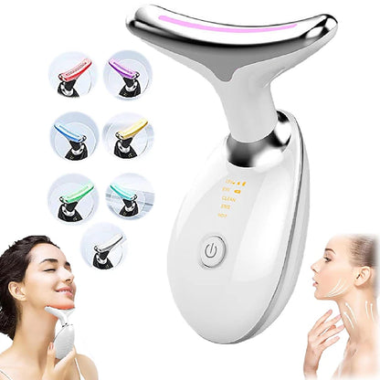 EMS Thermal Neck Lifting And Tighten Massager Electric Microcurrent Wrinkle Remover