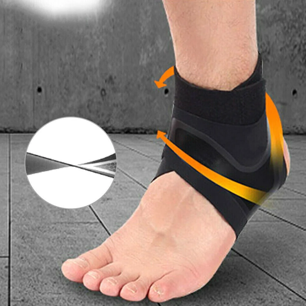 Plantar Ankle X Wrap Brace Support Compression Sleeve（Pair ）