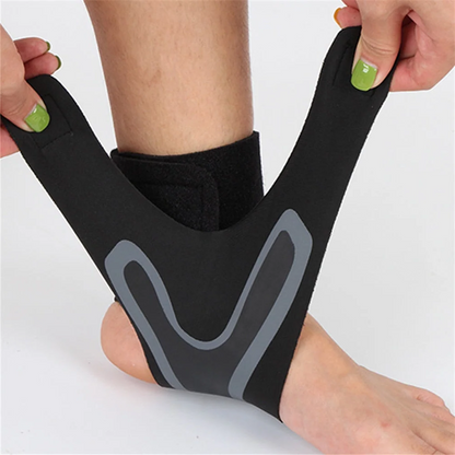 Plantar Ankle X Wrap Brace Support Compression Sleeve（Pair ）