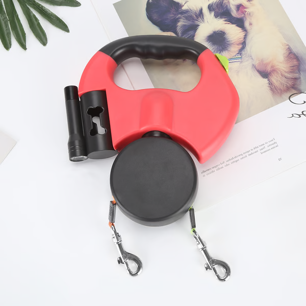 2 Dogs Retractable Leash