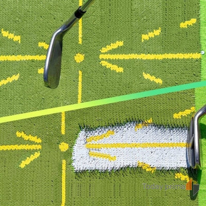 🔥Golf Training Mat for Swing Detection Batting