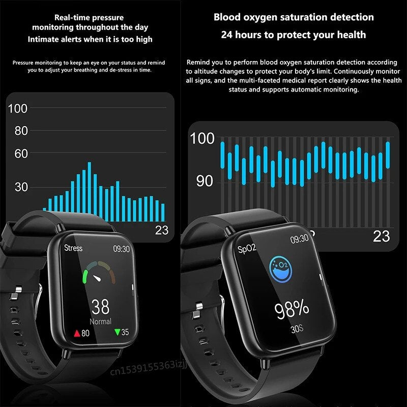 QUANTYVO CARE Plus 2 – Non-Invasive Blood Glucose Monitoring Smartwatch