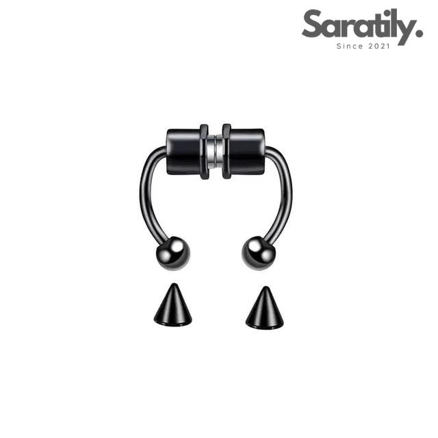 Saratily NoseClips – Magnetic Septum Ring Piercing