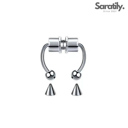 Saratily NoseClips – Magnetic Septum Ring Piercing