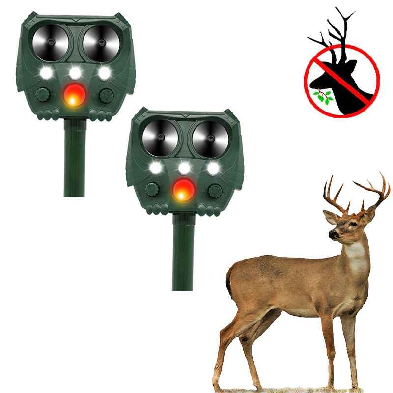 Ultrasonic Deer Repeller & Deterrent - Get Rid of Deer in 48 h