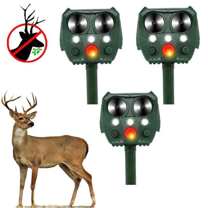 Ultrasonic Deer Repeller & Deterrent - Get Rid of Deer in 48 h