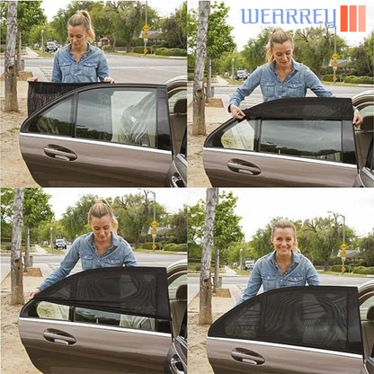 WuShade Front & Rear Universal Car Window Screens